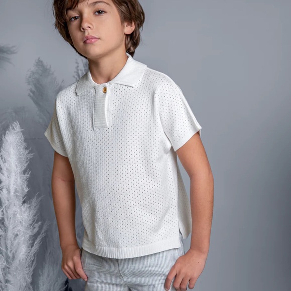 Belati Knit Polo Shirt - Picture 2 of 7